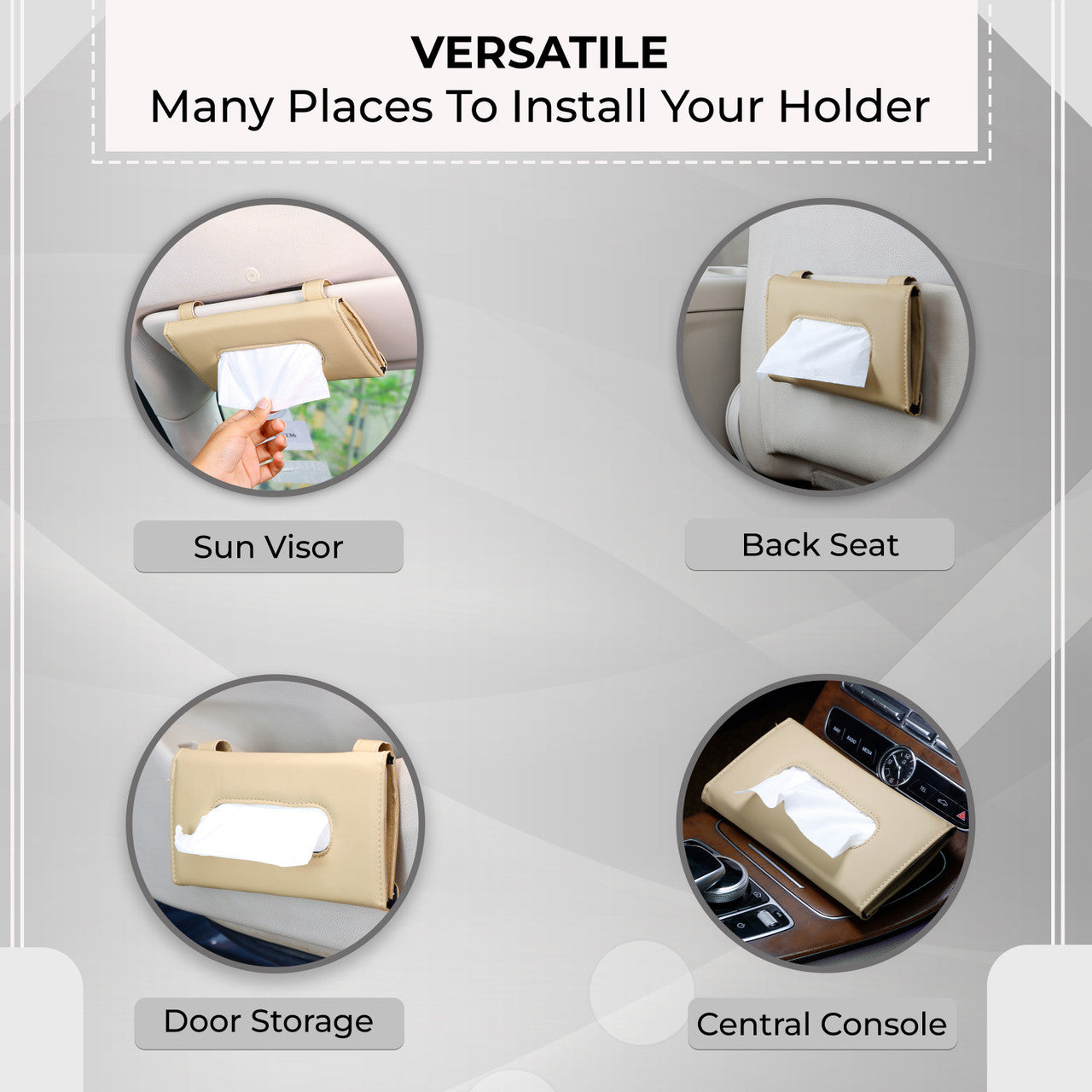 Car Tissue Holder, Sun Visor Napkin Holder